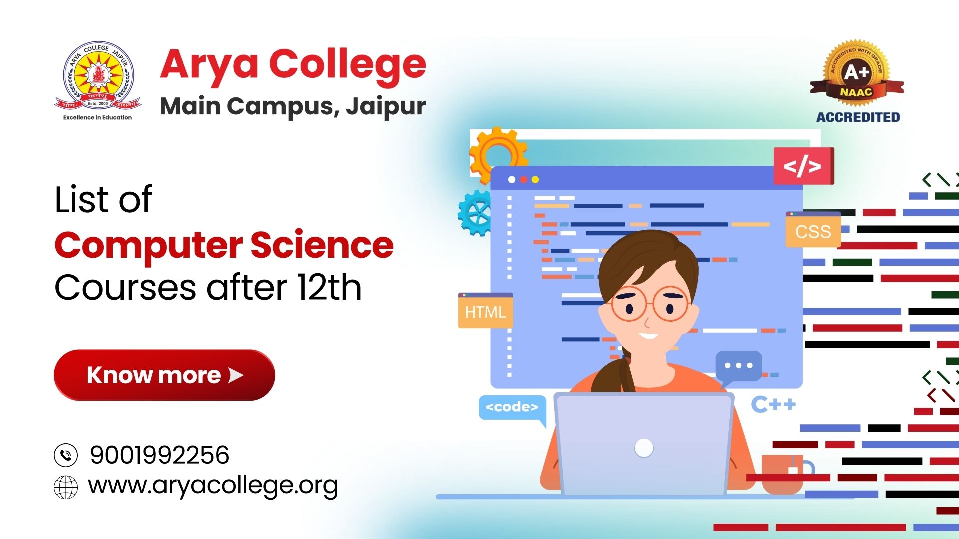 List of Computer Science Courses after 12th