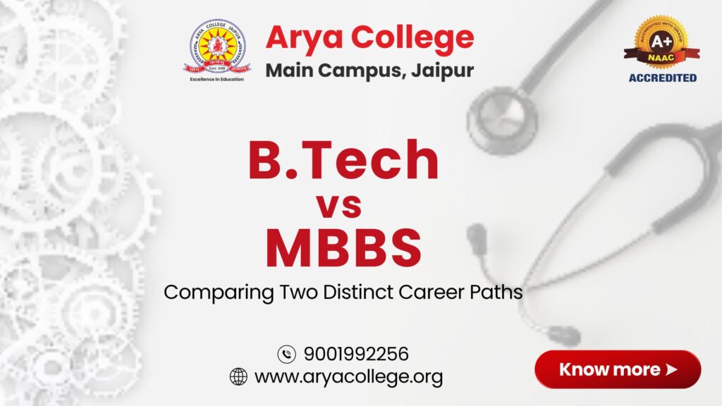 BTech vs MBBS: Comparing Two Distinct Career Paths