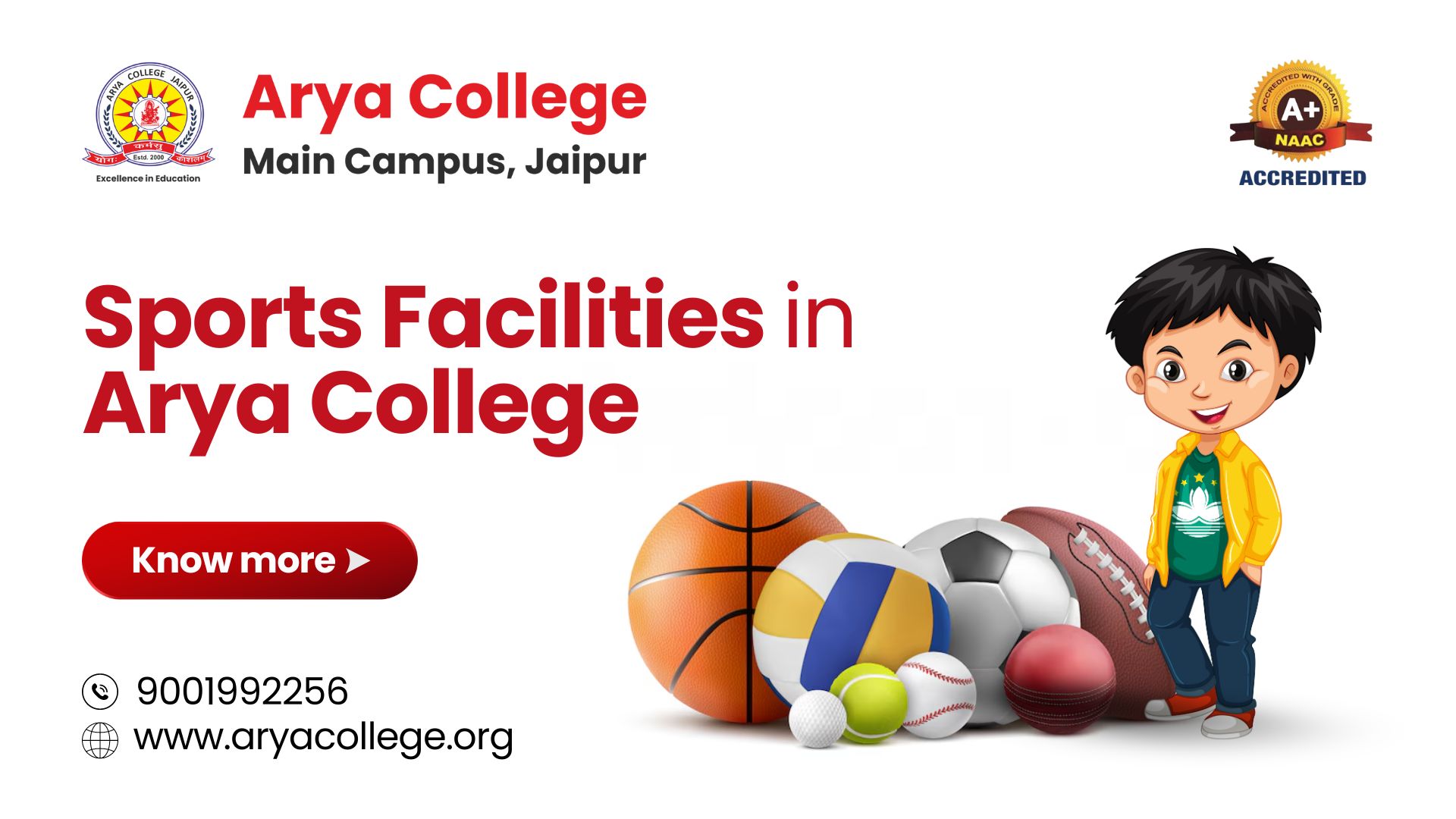 Sports Facilities in Arya College