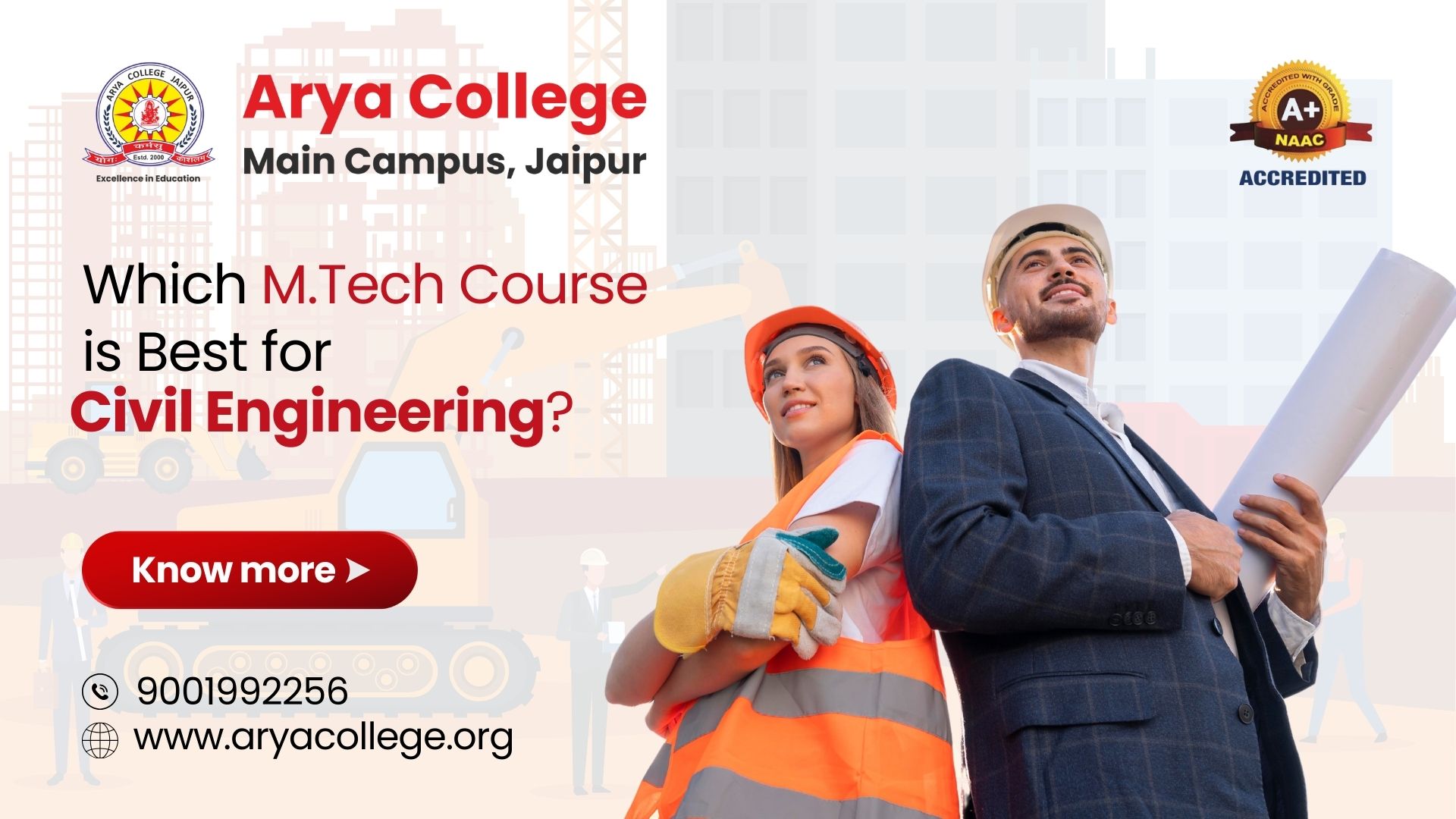 Which MTech course is best for civil engineering?