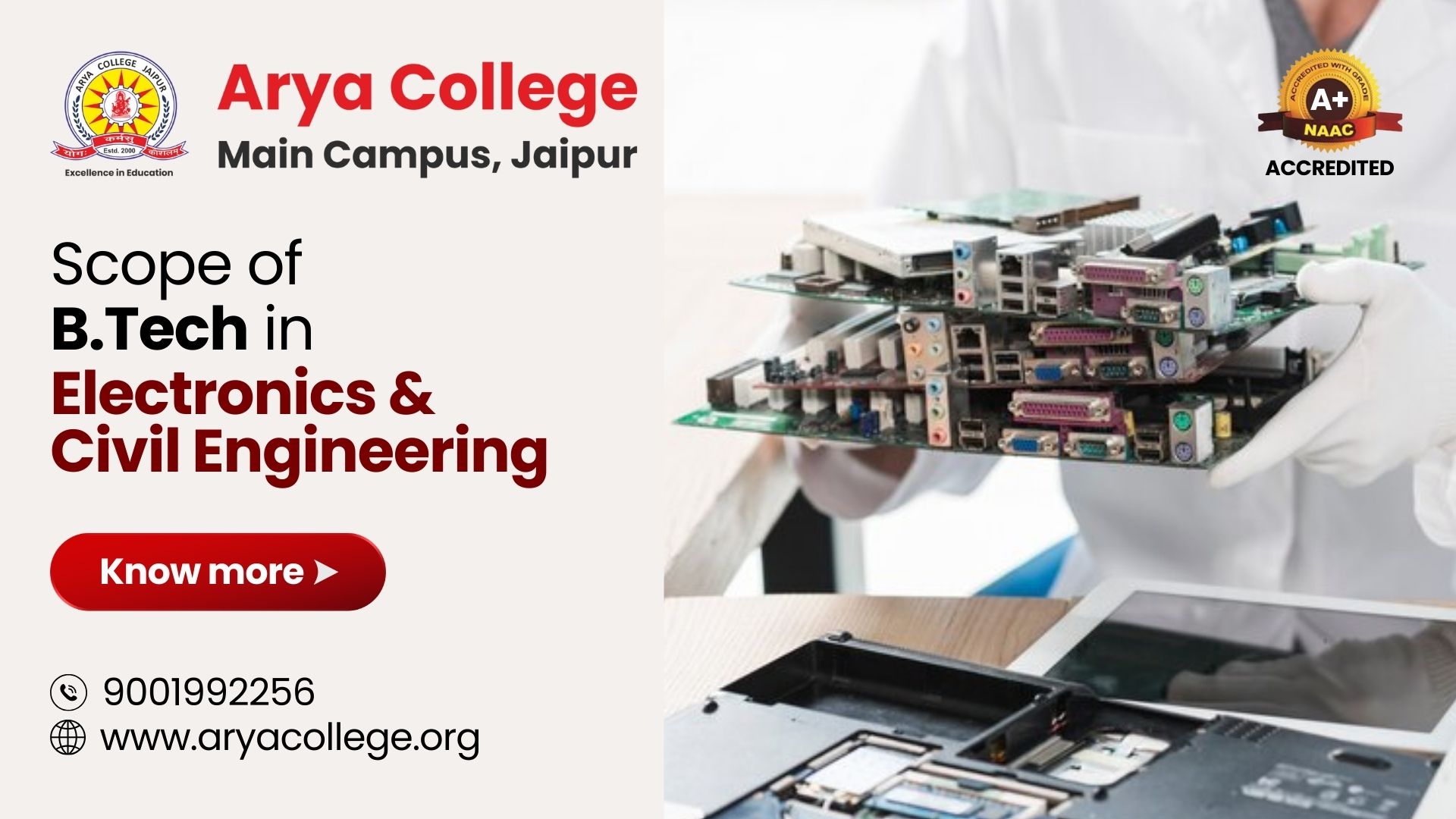 Scope of BTech in Electronics and Civil Engineering