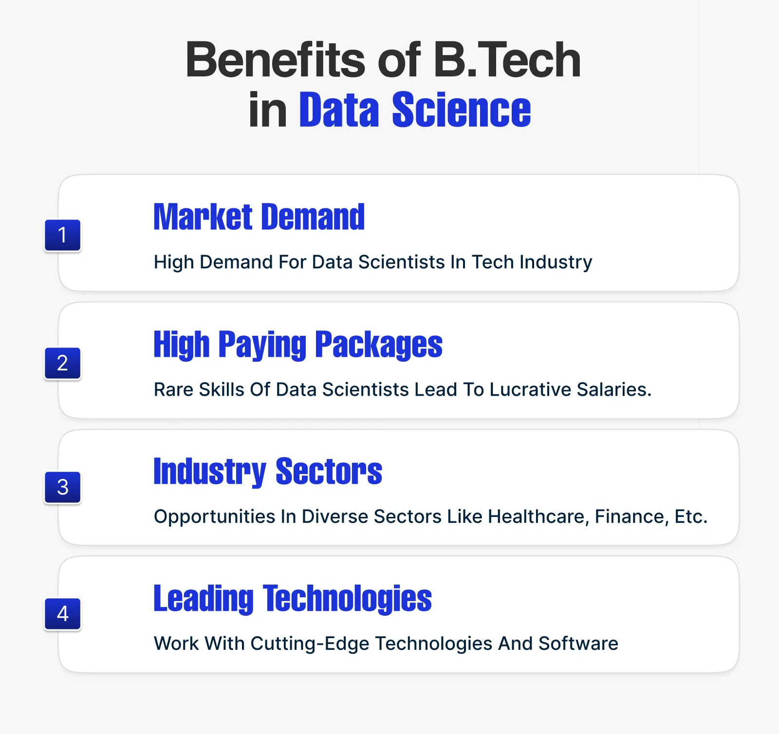 Benefits of Btech in Data Science